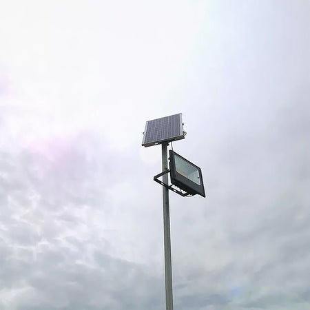 Reflector LED 20W 4000K cu încărcare solară IP65, aluminiu, V-Tac SKU-8575