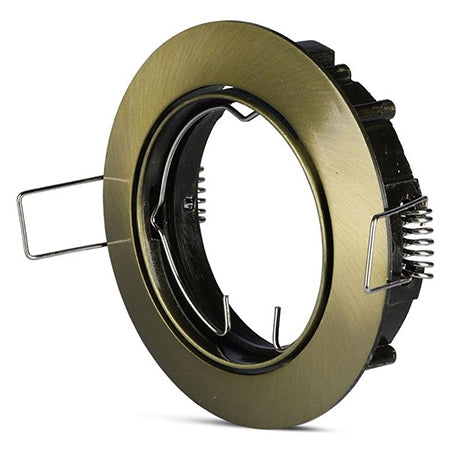 Corp spot GU10 auriu încastrat, rotund, V-Tac SKU-8579