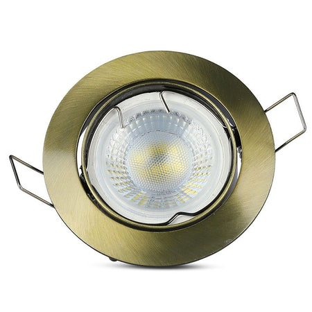 Corp spot GU10 auriu încastrat, rotund, V-Tac SKU-8579