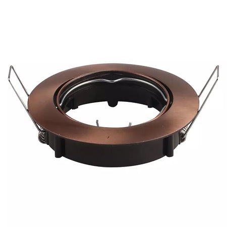 Corp spot rotund GU10 bronz, montaj îngropat, V-Tac SKU-8580