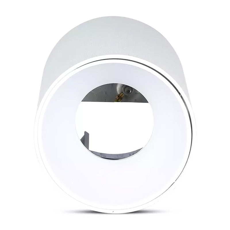 Corp Iluminat Rotund Cu Soclu Gu10 - Alb