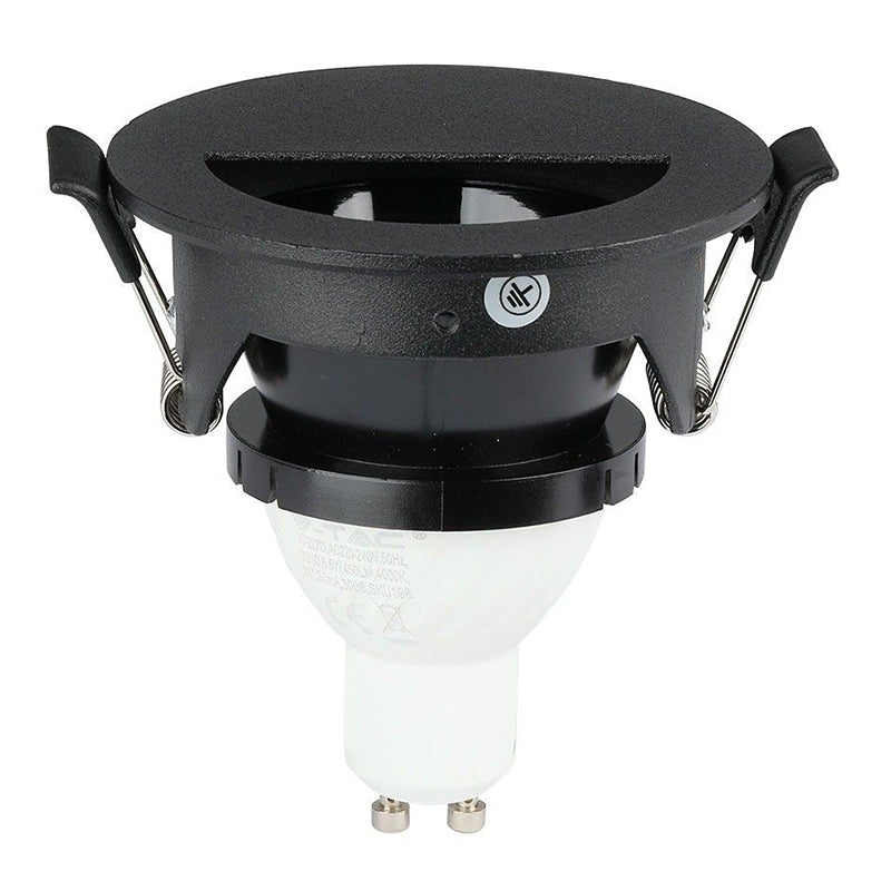 Corp spot GU10 negru incastrat, max. 35W, IP20, V-Tac SKU-8608