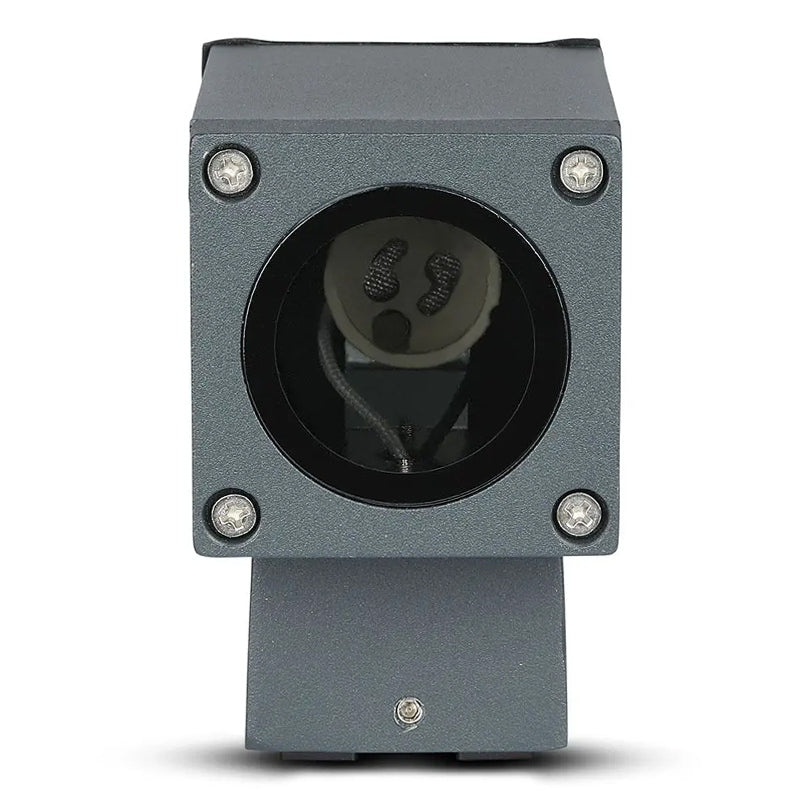 Lampă de perete cu soclu GU10 IP44 gri max. 20 W V-Tac SKU-8626