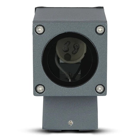 Lampă de perete cu soclu GU10 IP44 gri max. 20 W V-Tac SKU-8626