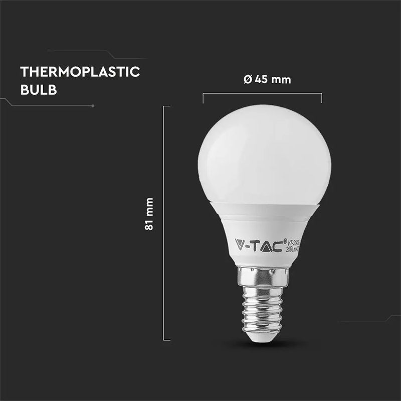 Bec Led P45 E14 7w 3000k Alb Cald Cip Samsung