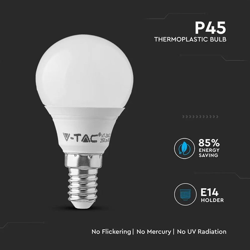 Bec Led P45 E14 7w 3000k Alb Cald Cip Samsung