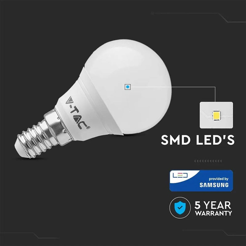 Bec Led P45 E14 7w 3000k Alb Cald Cip Samsung