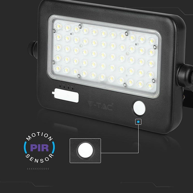 Reflector LED 10W 4000K cu încărcare solară exterior IP65 V-Tac SKU-8674