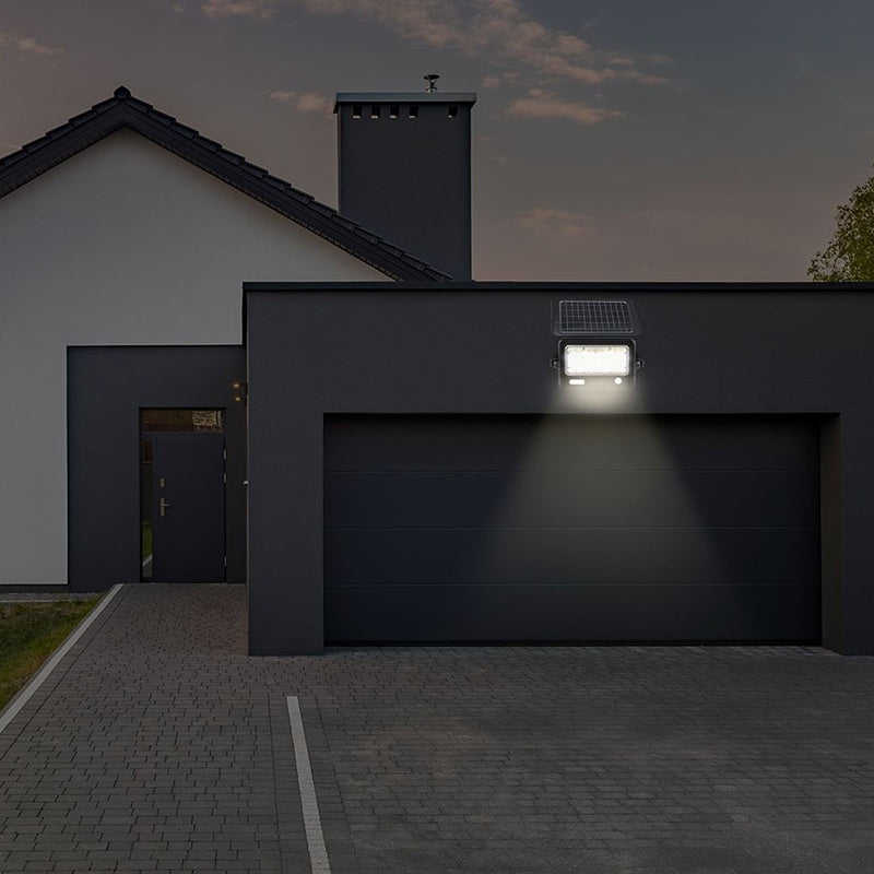 Reflector LED 10W 4000K cu încărcare solară exterior IP65 V-Tac SKU-8674