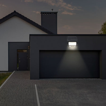 Reflector LED 10W 4000K cu încărcare solară exterior IP65 V-Tac SKU-8674