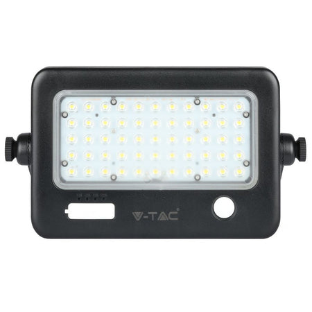 Reflector LED 10W 4000K cu încărcare solară exterior IP65 V-Tac SKU-8674