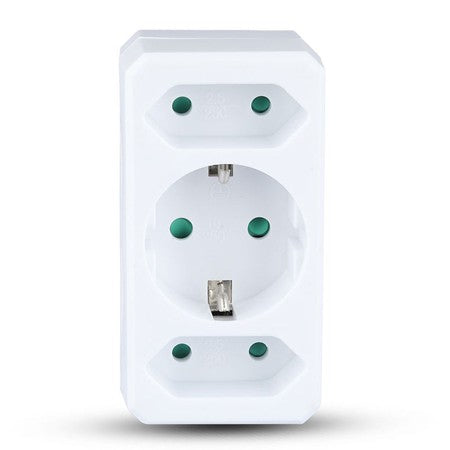 Adaptor 3 Prize 2x2.5a Si 1x16a Max 3680w SKU-8784