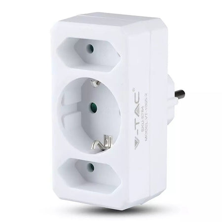 Adaptor 3 Prize 2x2.5a Si 1x16a Max 3680w SKU-8784