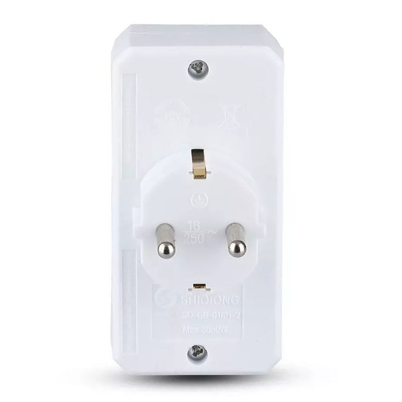 Adaptor 3 Prize 2x2.5a Si 1x16a Max 3680w SKU-8784