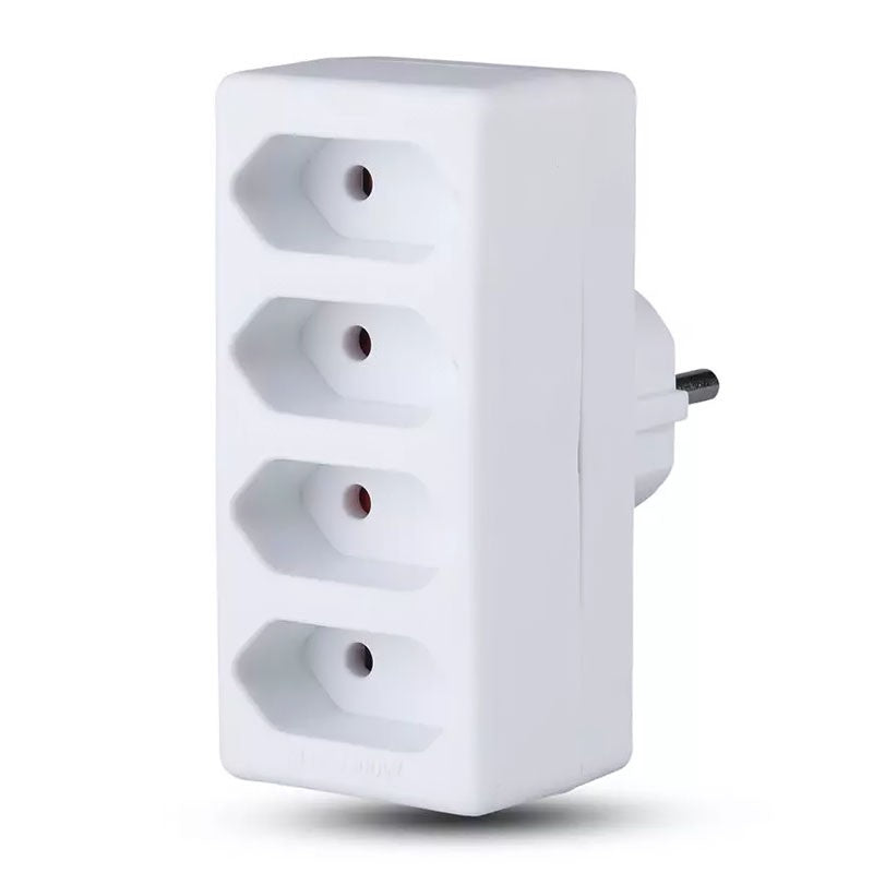 Adaptor 4 Prize 4x2.5a Max 3680w SKU-8785