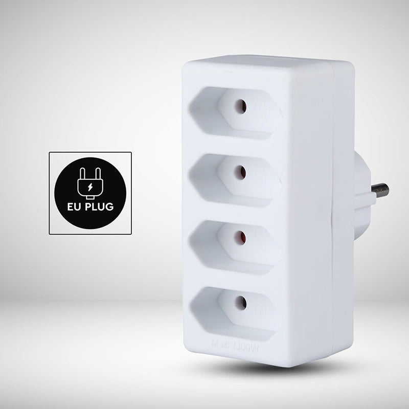 Adaptor 4 Prize 4x2.5a Max 3680w SKU-8785