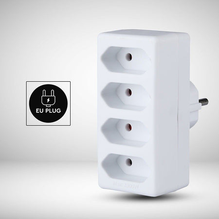Adaptor 4 Prize 4x2.5a Max 3680w SKU-8785