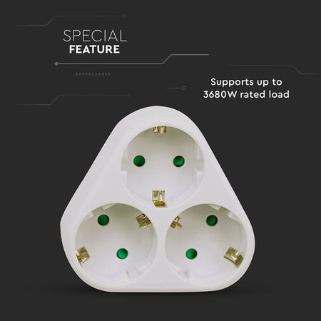 Adaptor 3 Prize 3x16a Max 3680w