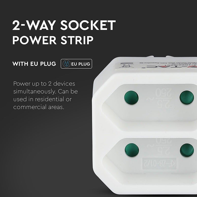 Adaptor 2 Prize 2x16a Max 1100w