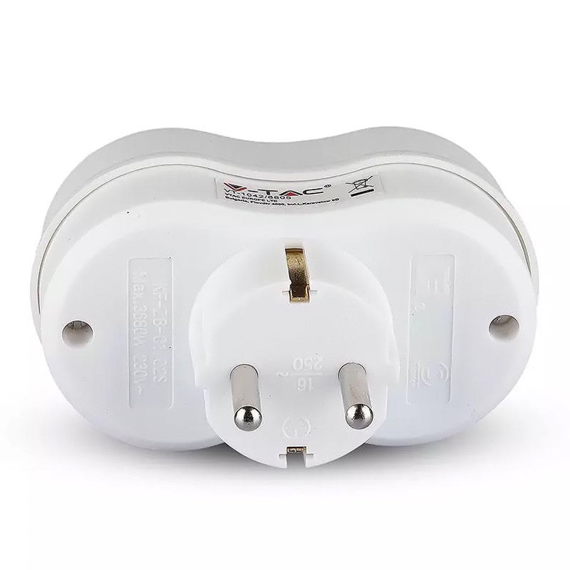 Adaptor 2 Prize 3x16a Max 3680w