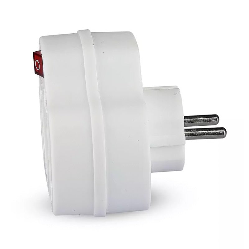 Adaptor 3 Prize Cu Intrerupator 3x16a Max 3500w