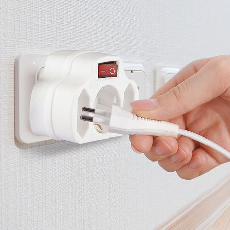 Adaptor 3 Prize Cu Intrerupator 3x16a Max 3500w