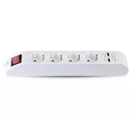 Prelungitor 4 Cai Cu Intrerupator + 2usb 1.4m(3g1.5mm2)