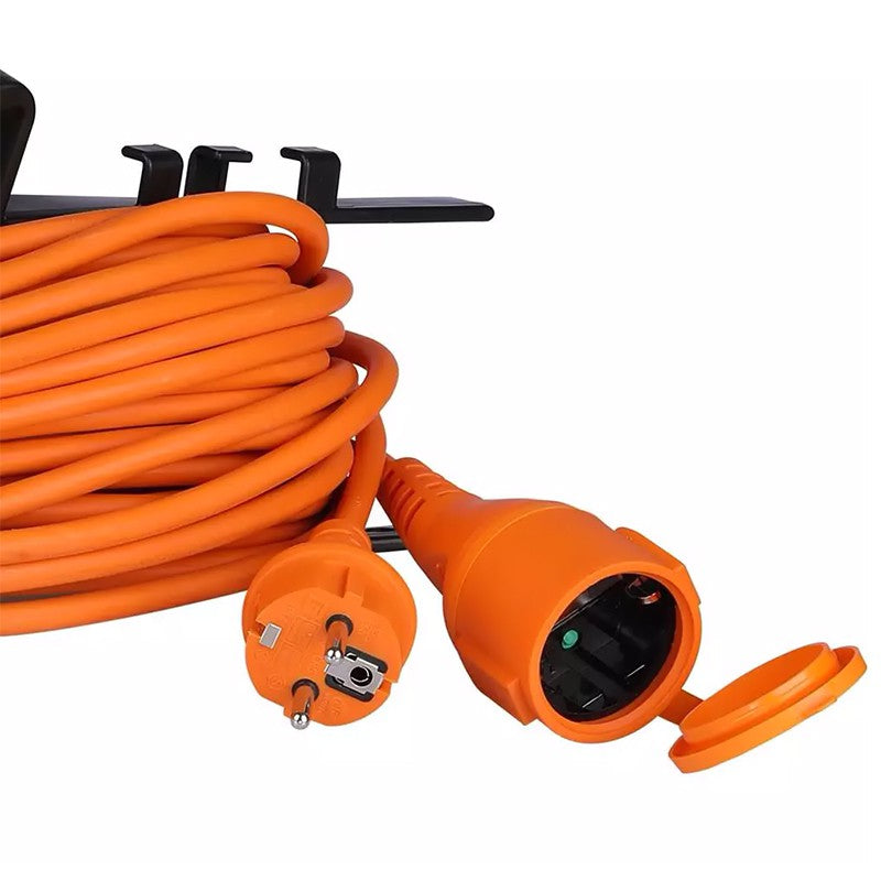Prelungitor de exterior de 30 m cu cablu de 3 × 1,5 mm² și protecție IP44 V-Tac SKU-8815