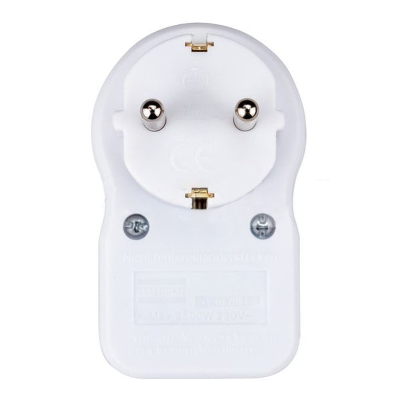 Adaptor cu întrerupător 16A putere maximă 3500 W, alb V-Tac SKU-8841