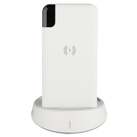 Power bank wireless 8000 mAh, afișaj digital, alb, V-Tac SKU-8861