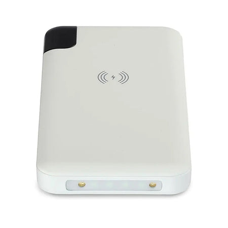 Power bank wireless 8000 mAh, afișaj digital, alb, V-Tac SKU-8861