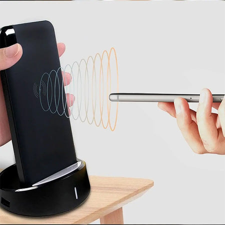 Power bank wireless 8000 mAh cu stand, negru V-Tac SKU-8863