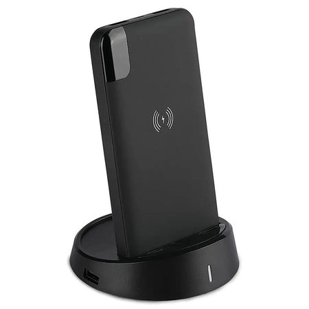 Power bank wireless 8000 mAh cu stand, negru V-Tac SKU-8863