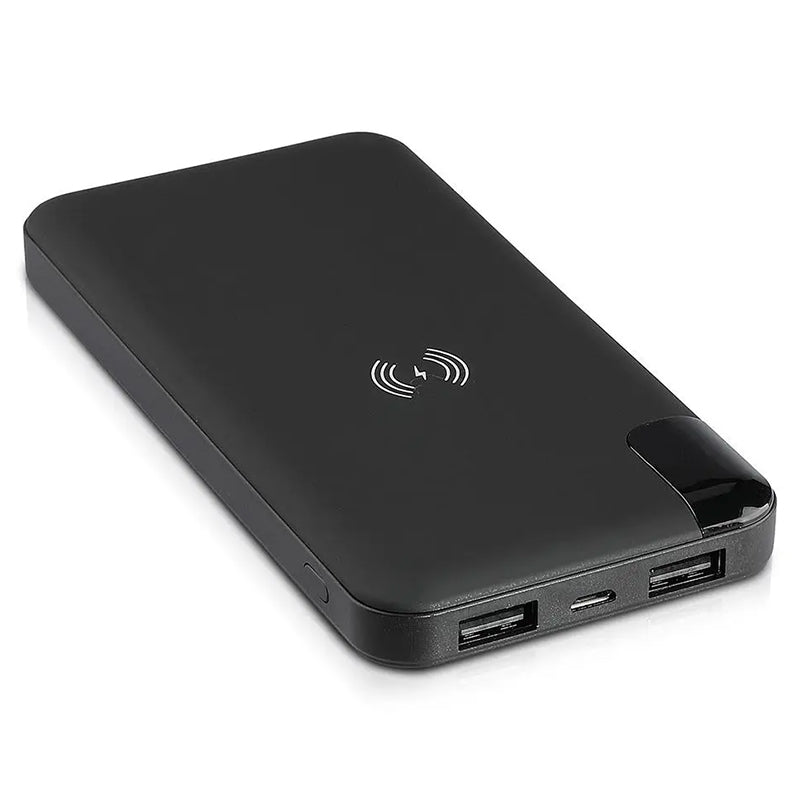 Power bank wireless 8000 mAh cu stand, negru V-Tac SKU-8863