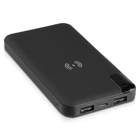 Power bank wireless 8000 mAh cu stand, negru V-Tac SKU-8863