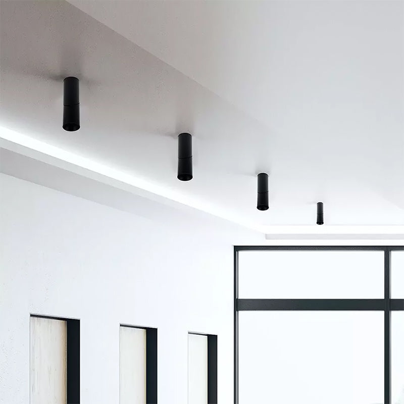 Corp iluminat montaj perete soclu GU10 negru, aluminiu, V-Tac SKU-8947