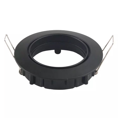 Corp spot rotund GU10 negru, montaj îngropat, aliaj zinc, V-Tac SKU-8955