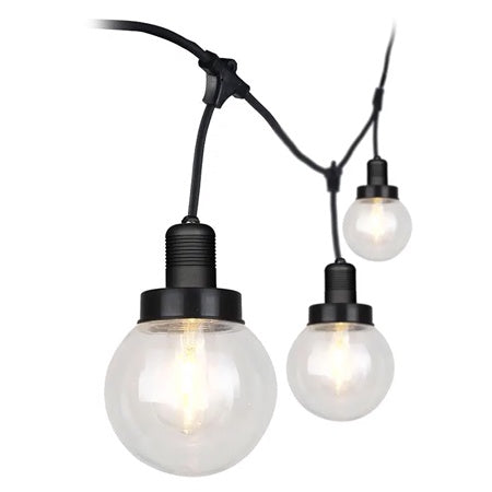 Șir iluminat festiv 3 m, 6 socluri E27, IP65, exterior, V-Tac SKU-8971