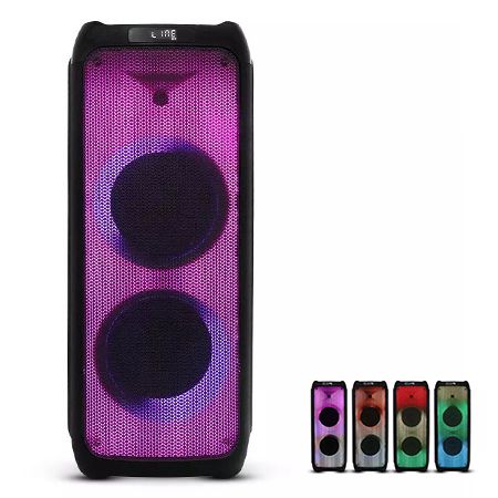 Boxă portabilă 2×10" 100W RMS cu BT/FM/AUX V-Tac SKU-8982