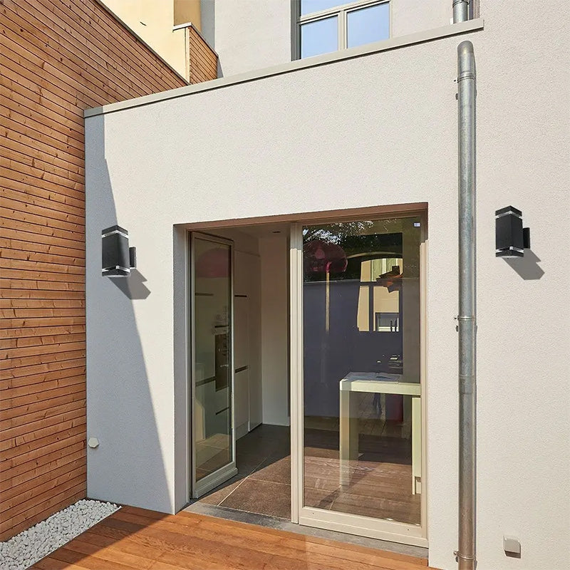 Lampă perete soclu E27 IP44, culoare negru, exterior, V-Tac SKU-93574