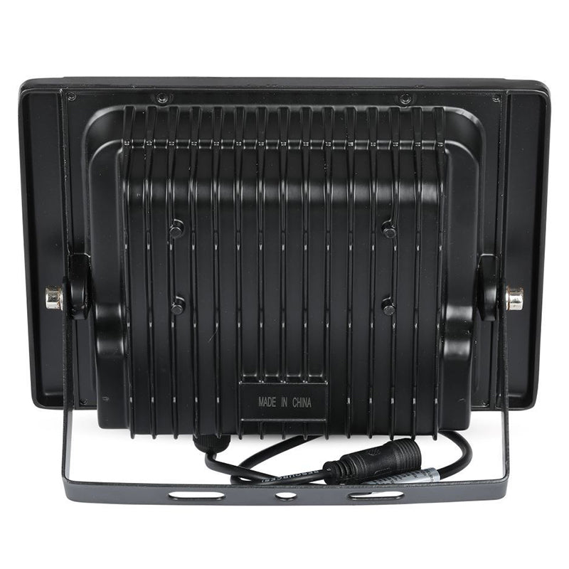 Reflector LED solar 12 W 6000 K cu panou solar și telecomandă V-Tac SKU-94006