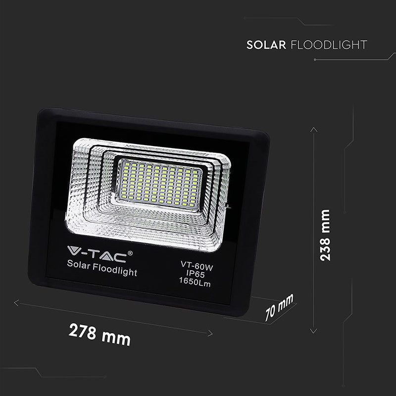 Reflector Led 20w 6000k Cu Incarcare Solara
