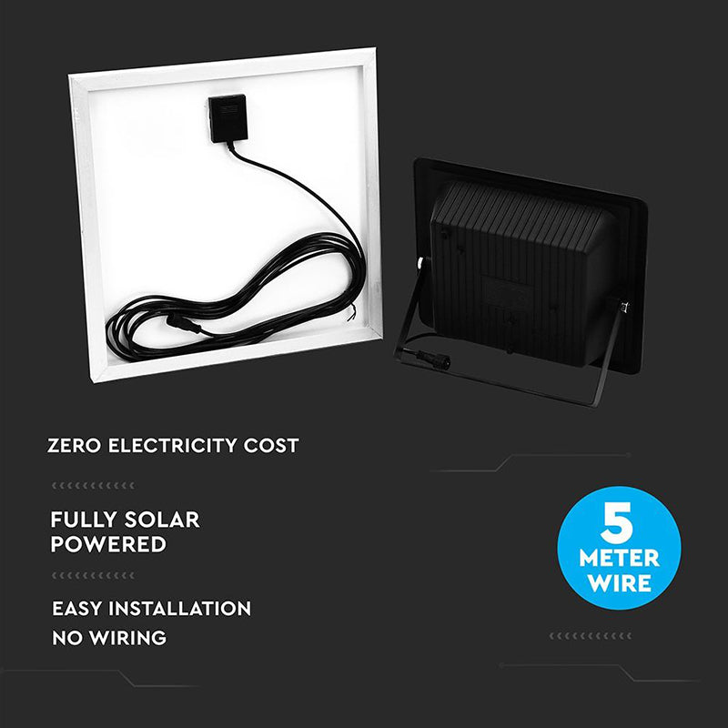 Reflector Led 20w 6000k Cu Incarcare Solara