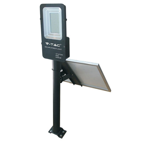 Corp iluminat stradal LED solar 50W 6000K, cu telecomandă, V-Tac SKU-95509