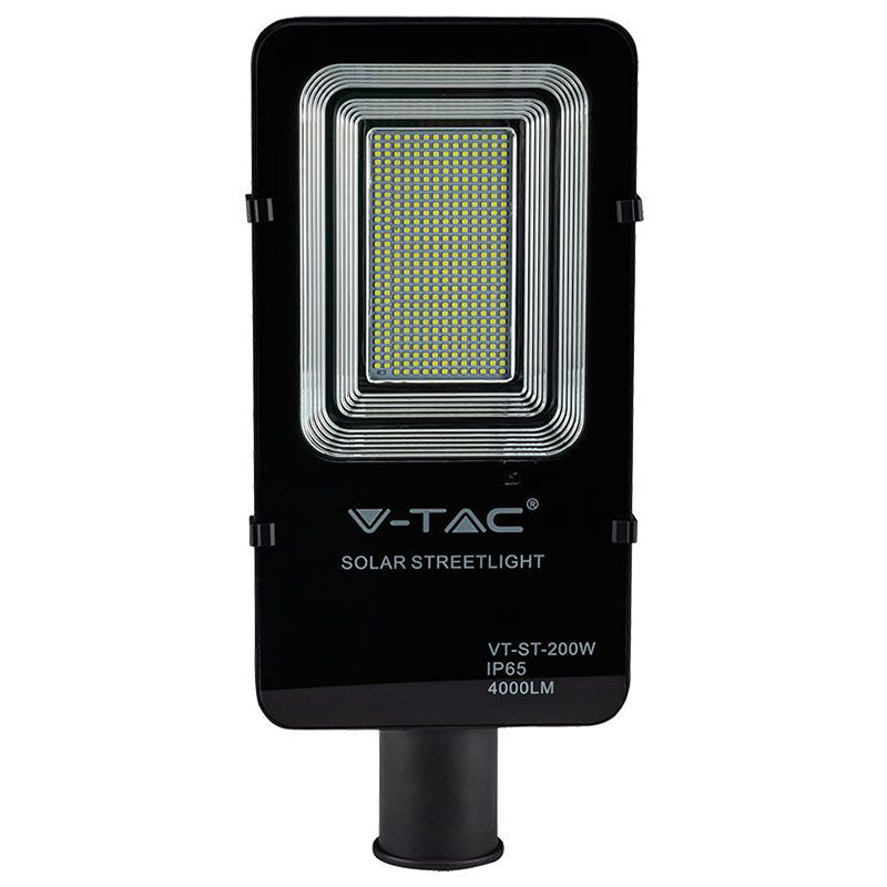 Corp iluminat stradal LED solar 50W 6000K, cu telecomandă, V-Tac SKU-95509