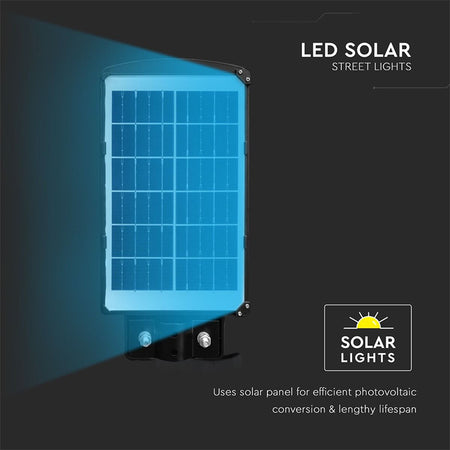 Corp iluminat stradal solar 6W, 6400K, reincarcare rapidă V-Tac SKU-95532
