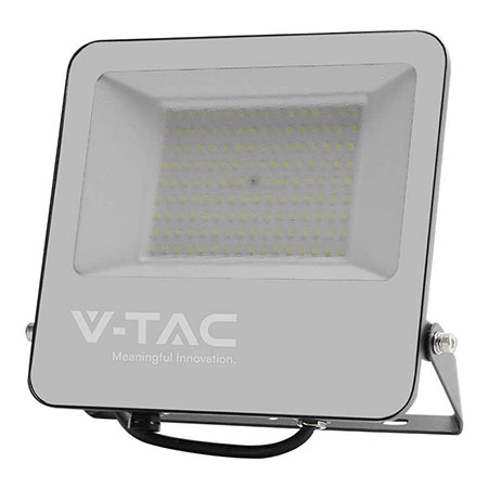 Reflector LED SMD 100W 185lm/W 6500K IP65 cip Samsung negru/gri V-Tac SKU-9895