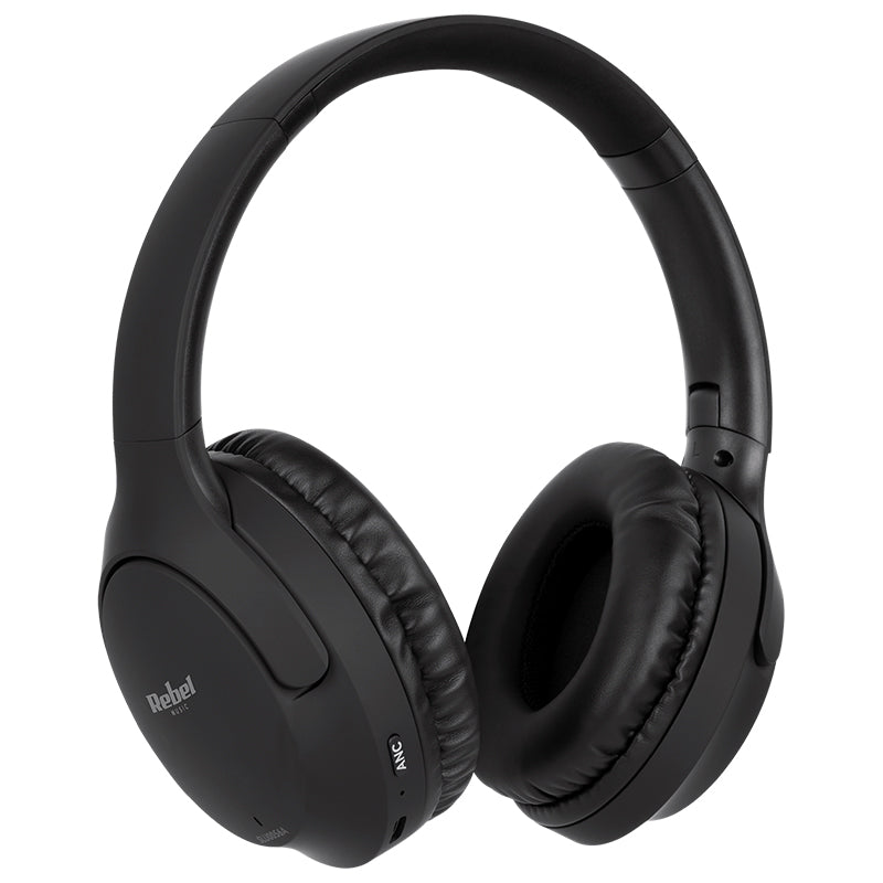 Căști audio Bluetooth ANC cu reducere zgomot, microfon, Rebel SLU0056A
