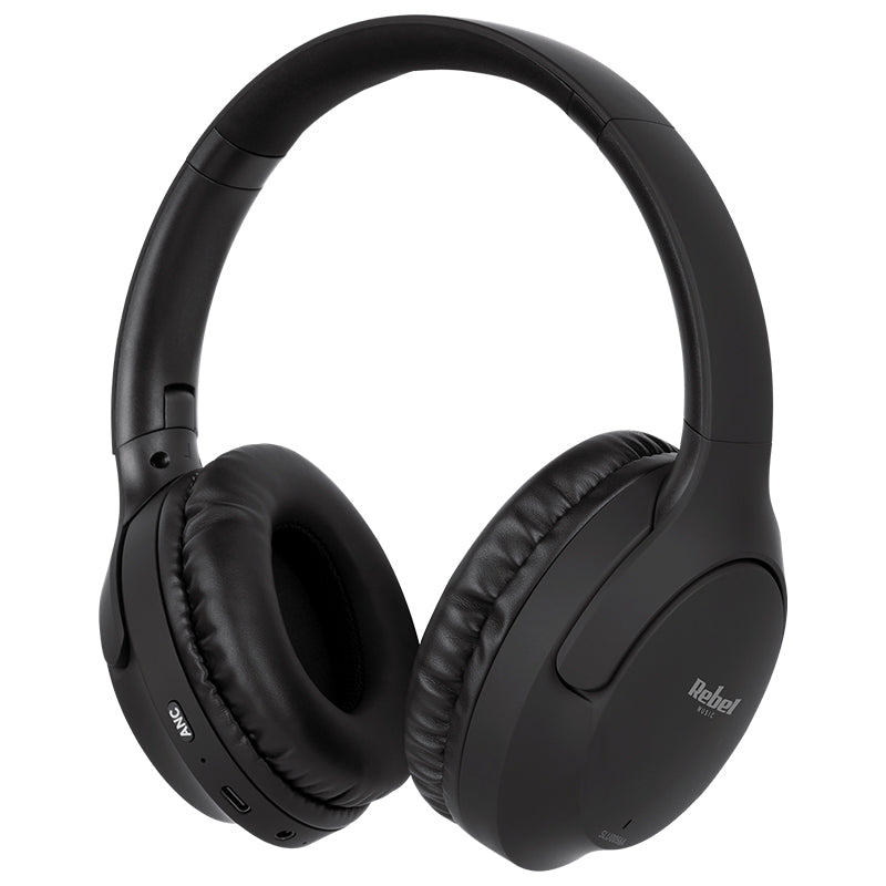 Căști audio Bluetooth ANC cu reducere zgomot, microfon, Rebel SLU0056A