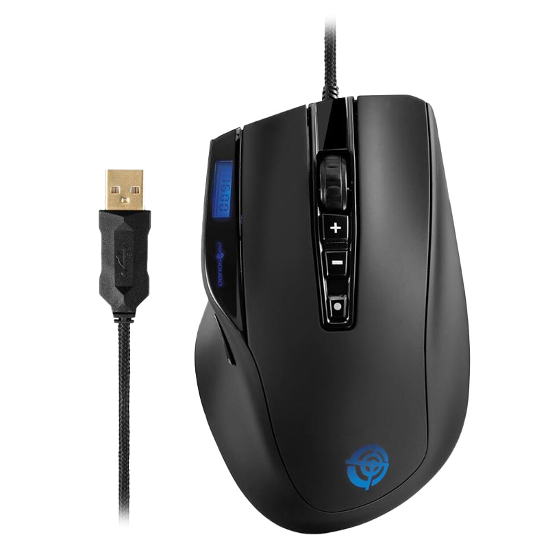 Mouse gaming 6000 DPI, iluminare LED, greutate ajustabilă SQ1600